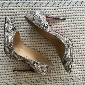Christian Louboutin So Kate 120 Pumps Marble EU 38.5 US 8